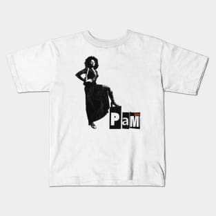 Retro PAM GRIER Kids T-Shirt